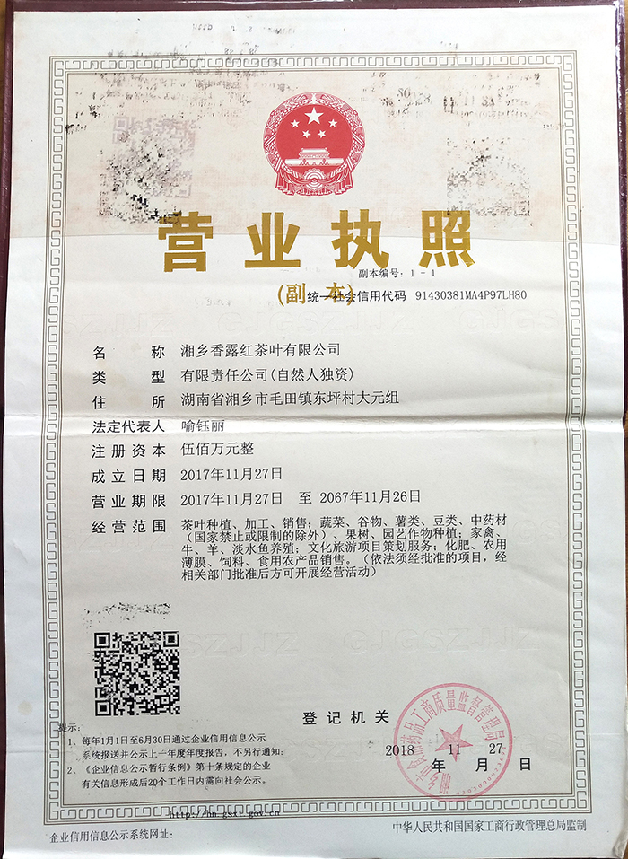 企业法人营业执照(图1)